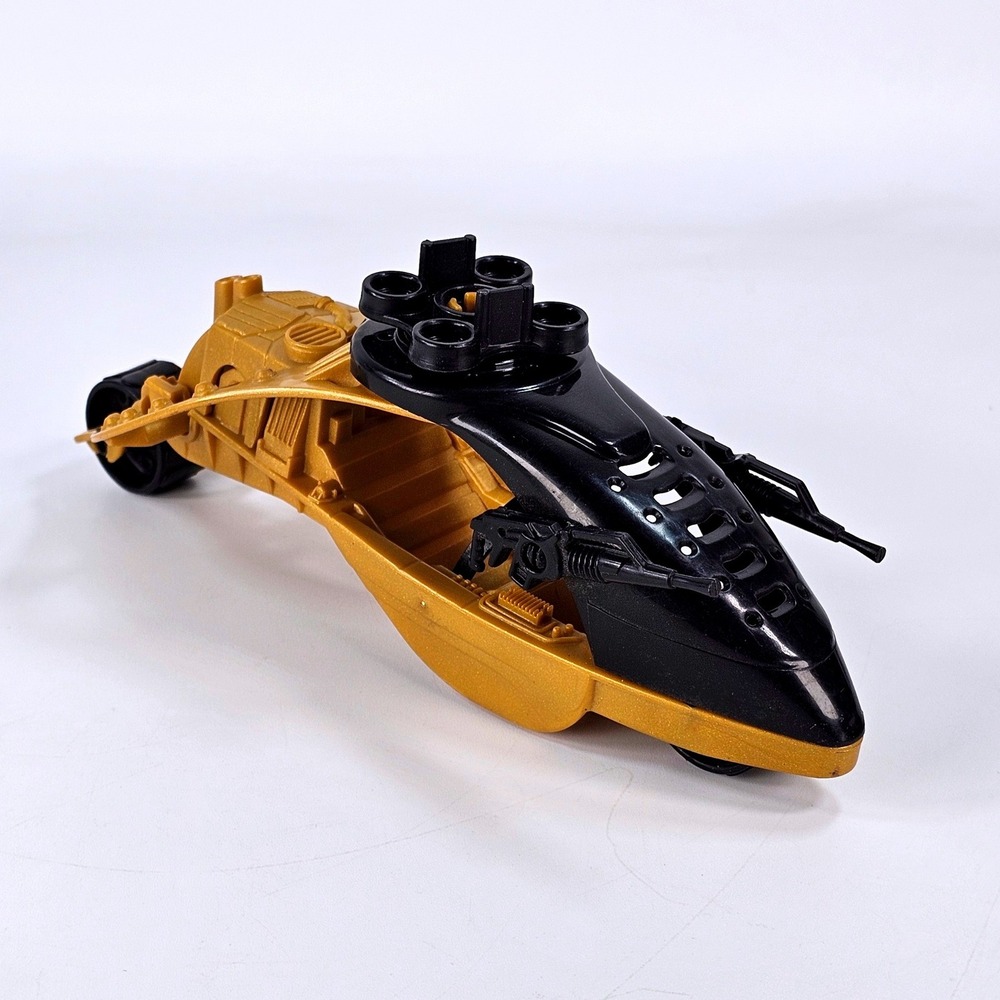 Vintage 1989 Hasbro GI Joe Darklon's Gold Black Vehicle